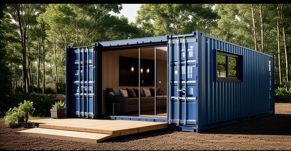 Maison secondaire : construitez avec un conteneur maritime modulable